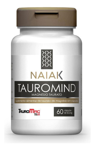 Tauromind, Magnésio Taurato, 60 Cáps, 621mg, Naiak, Full