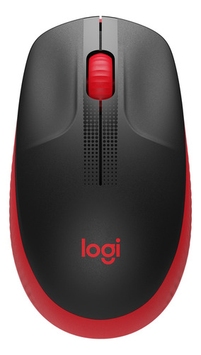 Mouse Logitech M190 Rojo Wireless Inalambrico 1000 Dpi