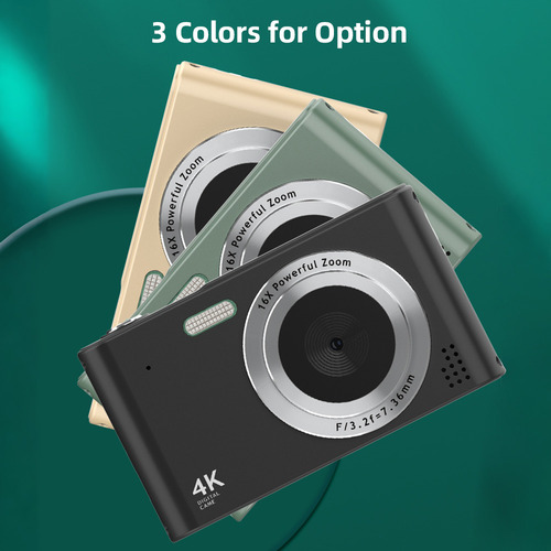 Videocámara Digital Antivibración 4k Con Batería, Cámara Dig
