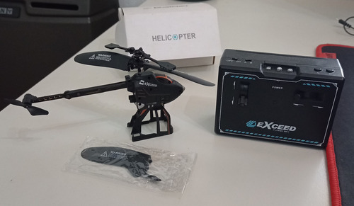 Helicóptero A Control Remoto Raider Negro