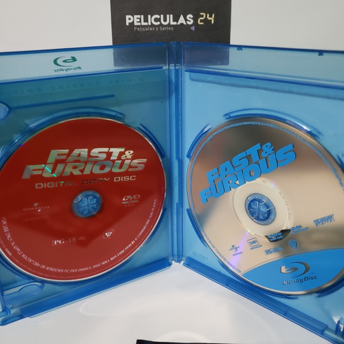 Fast & Furious Iv Rápido Y Furioso 4 Bluray + Dvd + Slipcove (Usado)