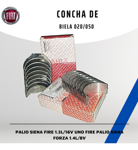 Concha De Biela Fiat Palio Siena Uno Fire 1,4 1,3/16v 050