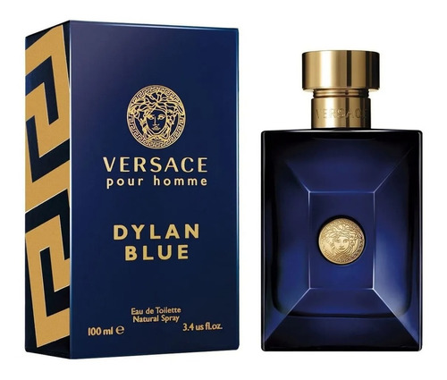 Perfume Dylan Blue Pour Homme De Versace Edt 100ml Nuevo
