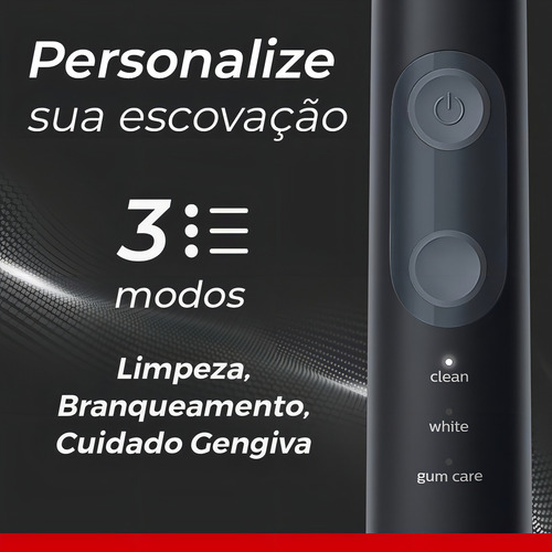 Cepillo de dientes eléctrico sónico Philips Colgate Sonic SonicPro 50 blanco/negro 127V -