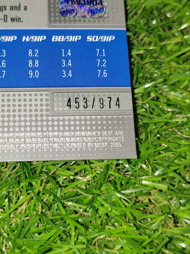 Cv Ismael Ramírez Rookie Autógrafo Certificado /974 Bowman (Usado)