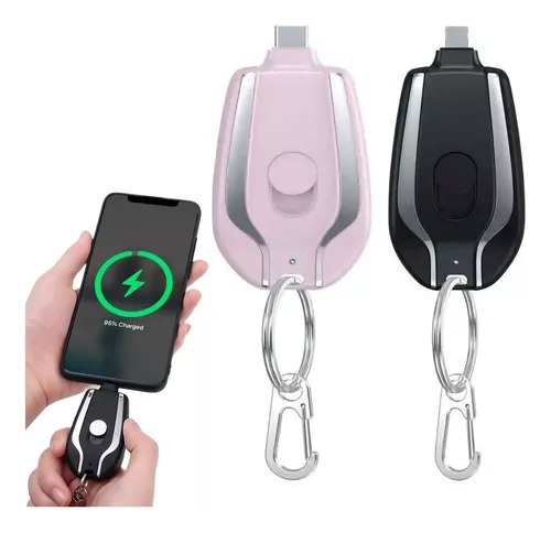 Mini Cargador Portátil De Emergencia Para Celular, Llavero