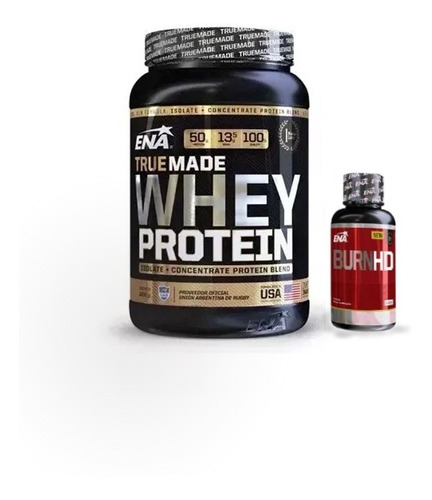 True Made Proteina 1lb+burn Hd Quemador De Grasas