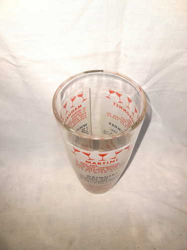Antigua Coctelera Vaso De Mezcla De Vidrio Transparente (Usado)