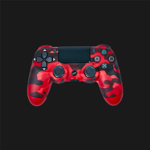Imagen 2 de 5 de Control Gamepad Inalámbrico Njoytech Camuflado Full Para Ps4