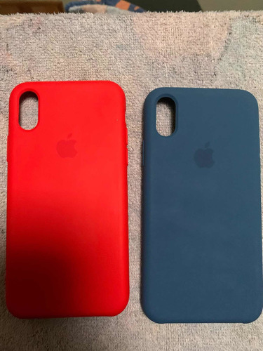 2. Fundas Para iPhone. 7/8 Roja Y Azul