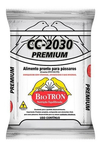 Biotron Farinhada Para Aves CC-2030 Premium  1 kg