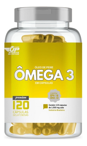 Ômega 3 1000mg Up Sports Nutrition - 120 Cápsulas