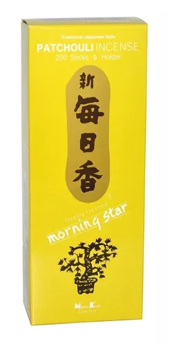 Nippon Kodo Morning Star Incienso Japonés De Sándalo - 200 Caja De Palo con  Soporte De Cerámica : .es: Hogar y cocina