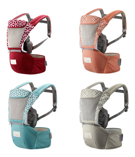 Imagen 2 de 3 de Porta Bebé Carrier 360 Multifunción 3 En 1 Rojo - Aiebao