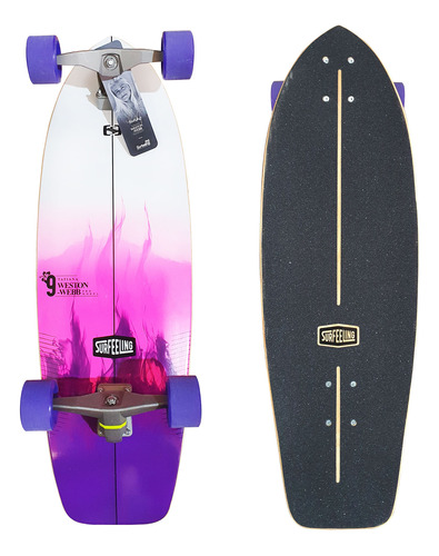 Simulador De Surf Skateboard Surfeeling Tatiana Weston Webb