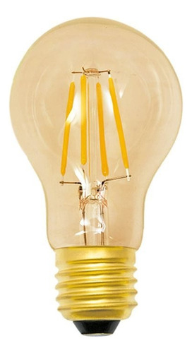 Lampada Led Filamento 4w A19 Dimerizavel Vintage 110v E4525