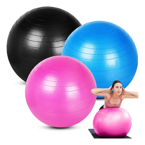 Honoson 3 Pelotas De Ejercicio Para Yoga, 21.7in, 25.6in, 29