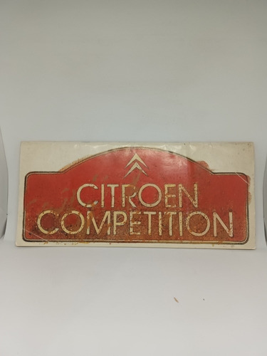 Citröen Competition, 1985, Manual Francés Sobre La Marca