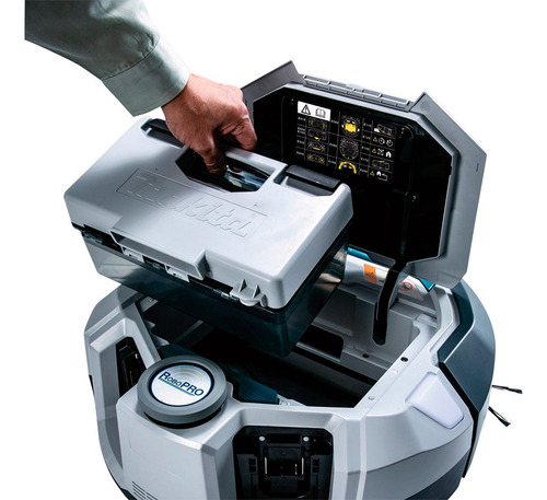 Aspiradora Inteligente Robótica (sin Baterías) Makita Color Gris