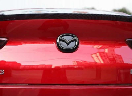Emblema Logo Negro Mazda 3 Cajuela 2019 2023 Hb / Sedan