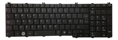 Teclado Para Toshiba Satellite KEY-144 C650d C670d C675d L675d Esp Color Negro