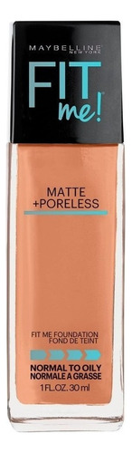 Base de maquillaje líquida Maybelline Fit Me Matte + Poreless Base De Maquillaje Maybelline Fit Me Matte + Poreless De 30ml tono 328 warm honey - 30mL 30g