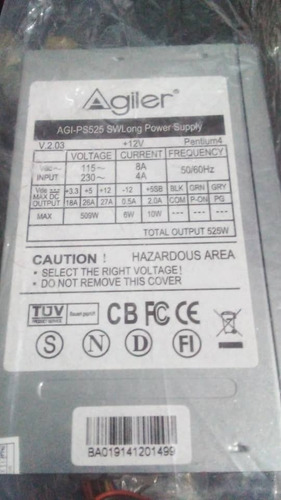 Fuente Pc Agilar Agi-ps525