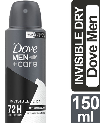 Desodorante Dove Men Invisible Dry X6 Unid
