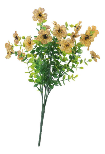 De Flores Artificiales La Vegetación Eucalipto Hojas Planta
