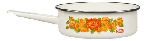 8 Pzas Batería Cocina Clásico Acero Crema Lesly Cinsa