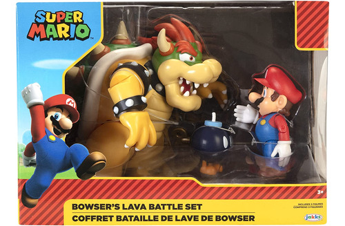 Sets De Muñecos Nintendo Super Mario  Bowser Bob Omb