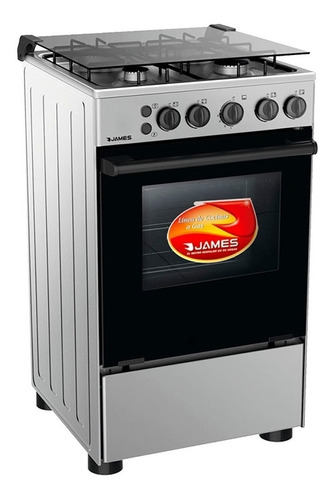 Cocina James C510 Mit A Gas 4 Hornallas Horno Enlozado Eh