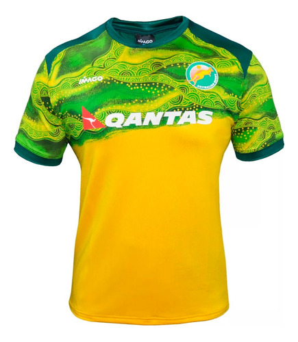 Camiseta Rugby Australia Wallabies Imago - Infantil