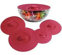 Comprar Tapas De Silicona Rojas Para Cuencos, Juego De 5 Tapas Reuti