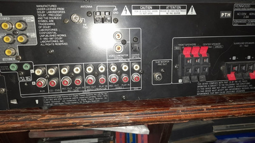 Home Theather Kenwood Vr-505 Receptor De Sonido Envolvente