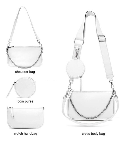 Bandolera Multiusos 3 En 1 Con Cremallera De Mujer