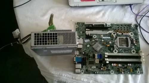 Placa Mae Mais Fonte Para Pc Hp Compac
