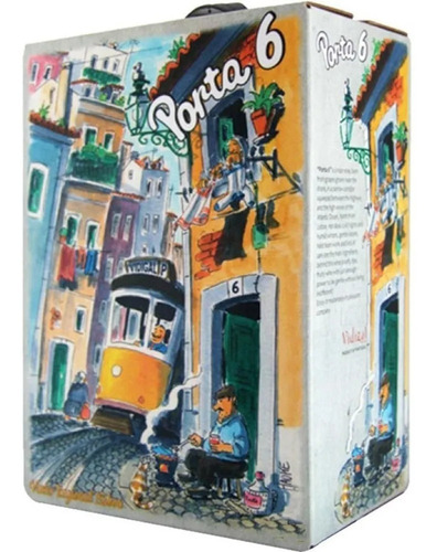 Vinho Tinto Porta 6 Em Bag In Box - 3l