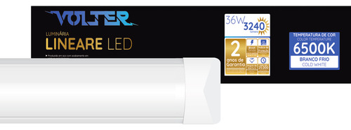 Promoção 20 Luminarias Led Sobrepor Linear 36w 6500k 120cm