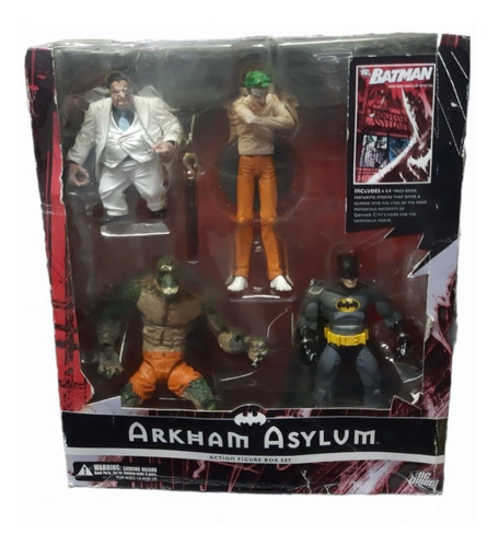 Dc Direct Arkham Asylum Action Figure Box Set Batman Joker