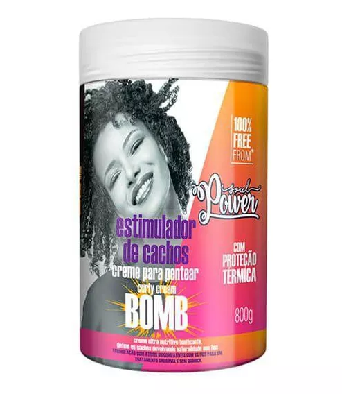 Creme Soul Power Curly Cream Bomb Para Pentear 800gr