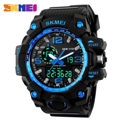 Reloj Dual Deportivo Original Skmei 1155