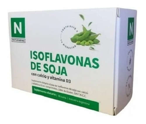 Natufarma Isoflovonas De Soja + Calcio + Vit D3 X 30 Comp.
