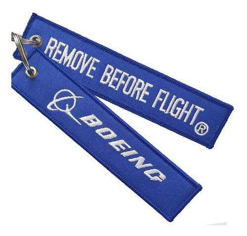 Llavero Remove Before Flight ® Boeing