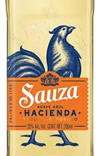Caja De 12 Tequila Sauza Hacienda Reposado 700 Ml