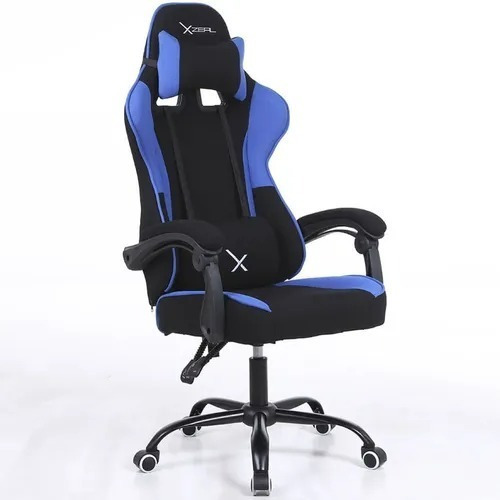 Imagen 7 de 8 de Silla de escritorio Xzeal XZ20 gamer ergonómica negra y azul