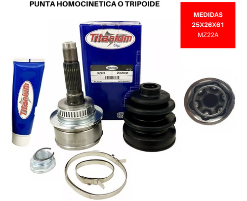 Punta Tripoide Mazda Serie B Pick-up (un) 2.6 1999 2006