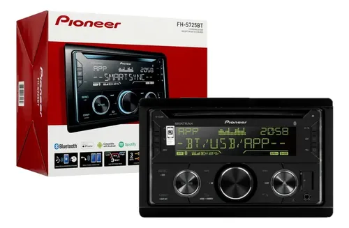 comprar Cd Player Pioneer 2 Din Fh-s725bt Bluetooth 4x50w Usb Amu002Ffm