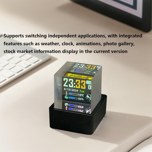 Holacube Wi -fi Holográfico Crythy Crystal 3d Display, Estaç