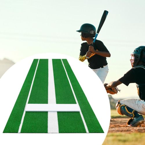 Mat De Lanzamiento De Softball Mat De Verde 92x305cm